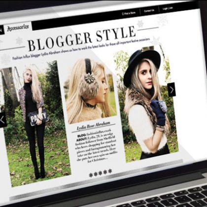 Accessorise – Blogger Style microsite