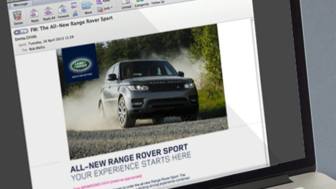 Range Rover – Launch promotion email