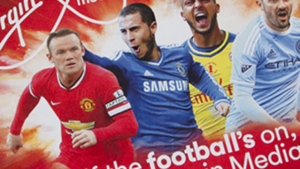 Virgin Media- Football promotional leaflet