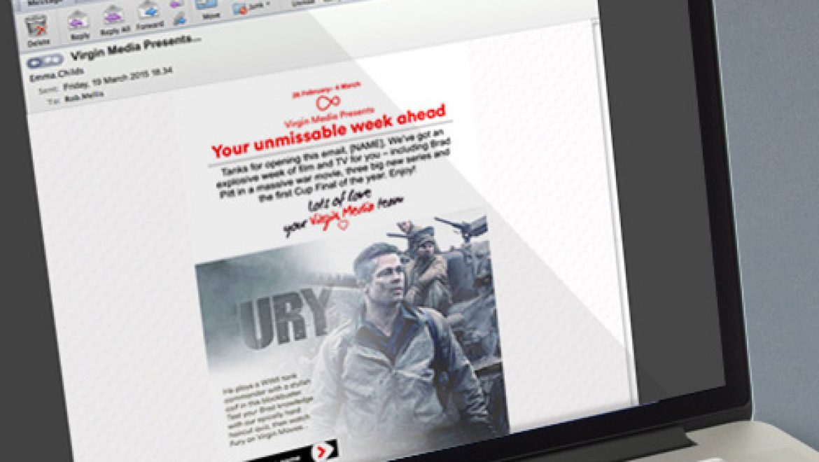 Virgin Media – Weekly news email